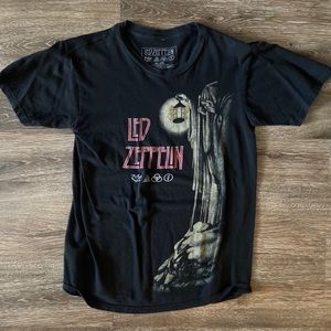 Black Led Zeppelin band t
